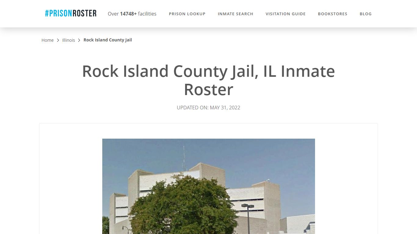 Rock Island County Jail, IL Inmate Roster