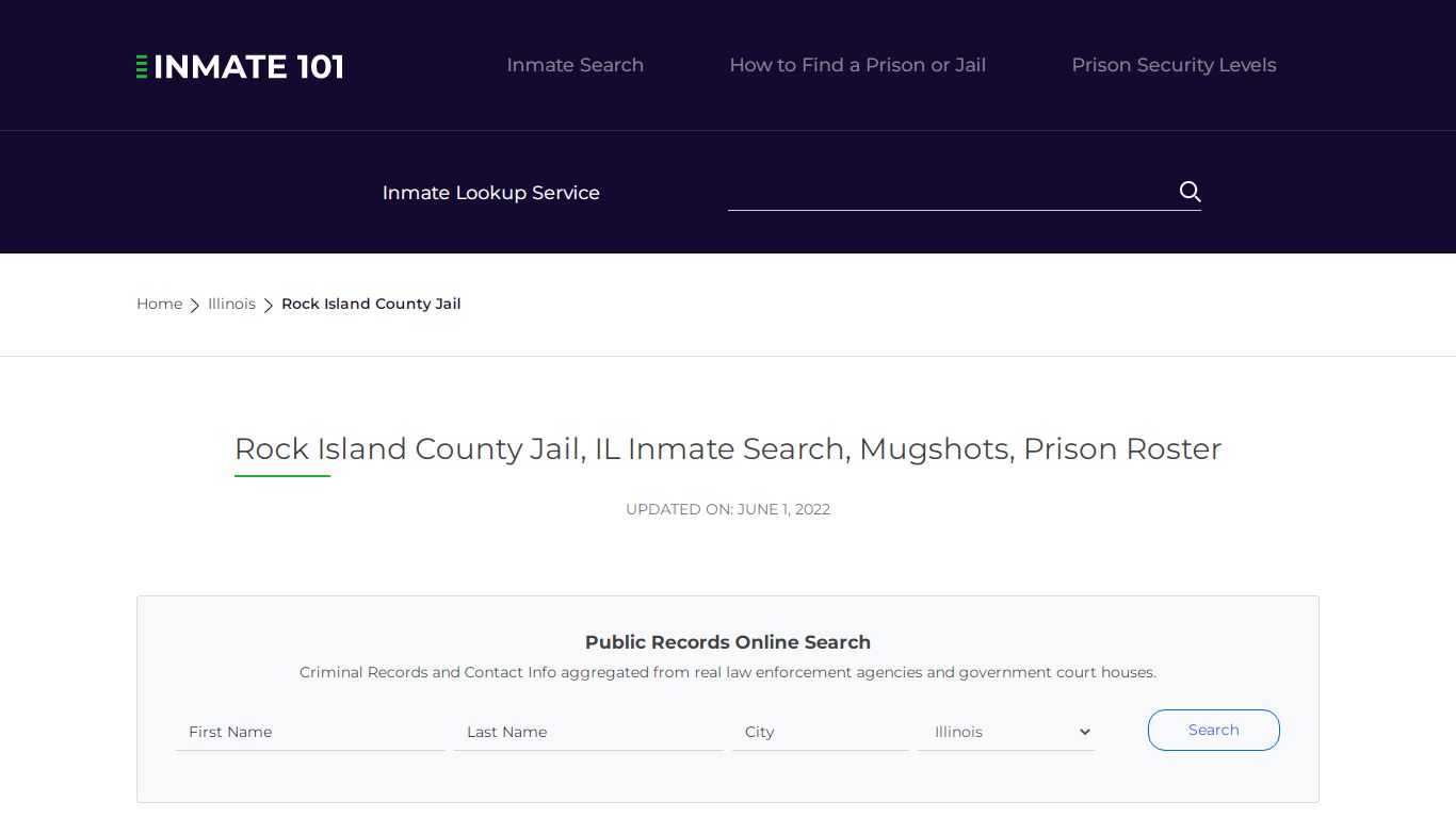 Rock Island County Jail, IL Inmate Search, Mugshots ...